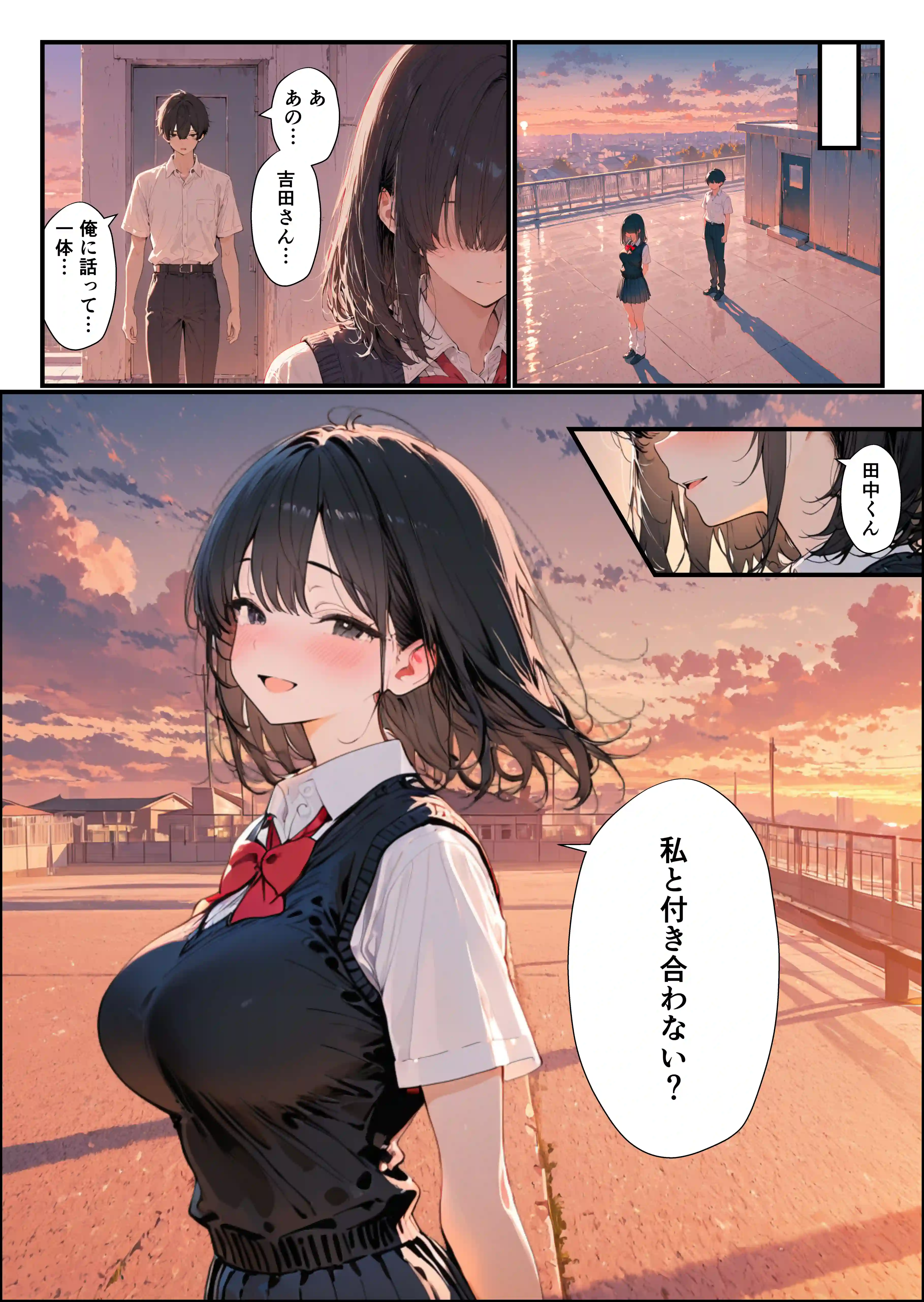 隣の席のギャルのことが好きなのに、巨乳の同級生が誘惑してくる[YH] - PAGE 013