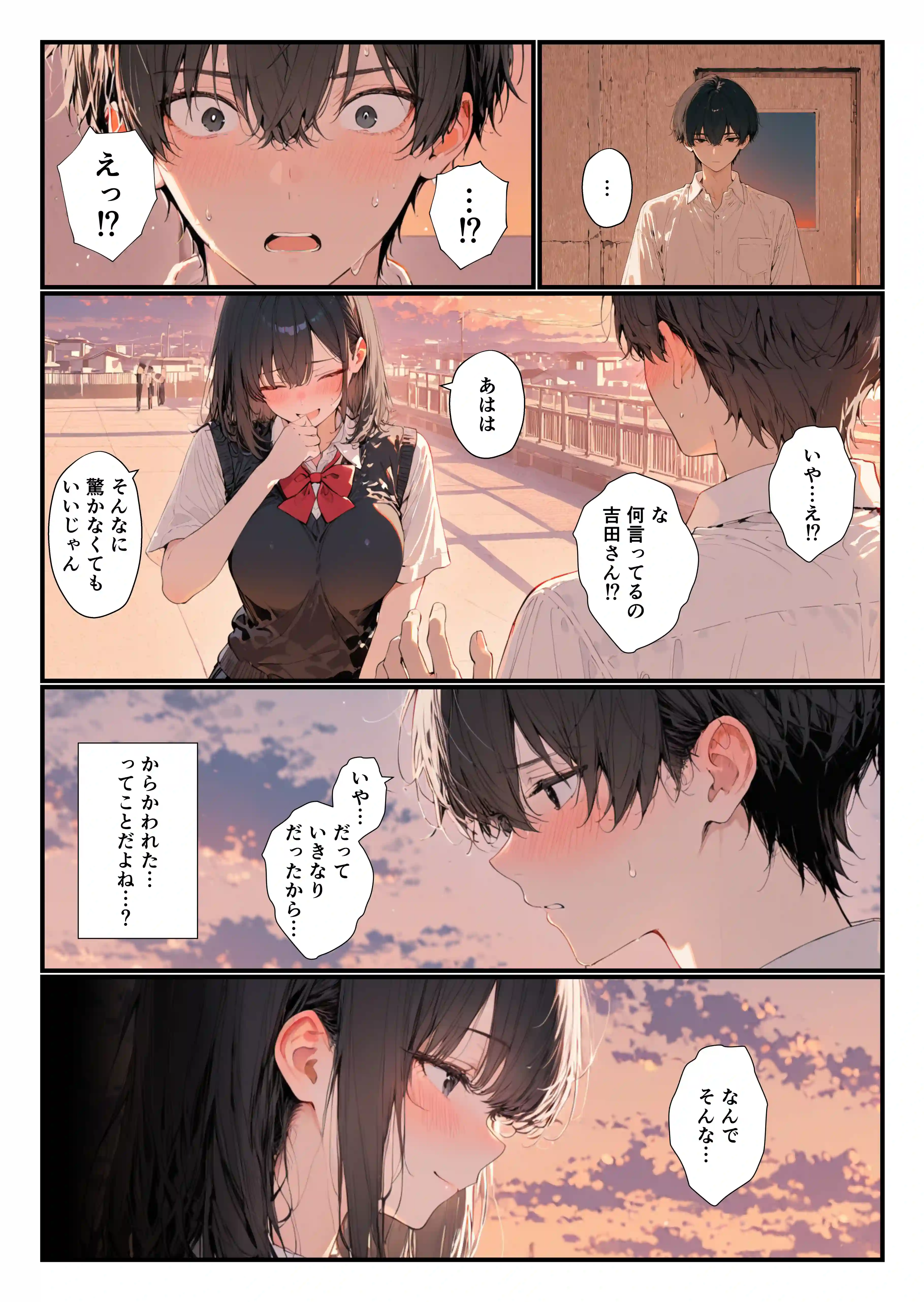 隣の席のギャルのことが好きなのに、巨乳の同級生が誘惑してくる[YH] - PAGE 014