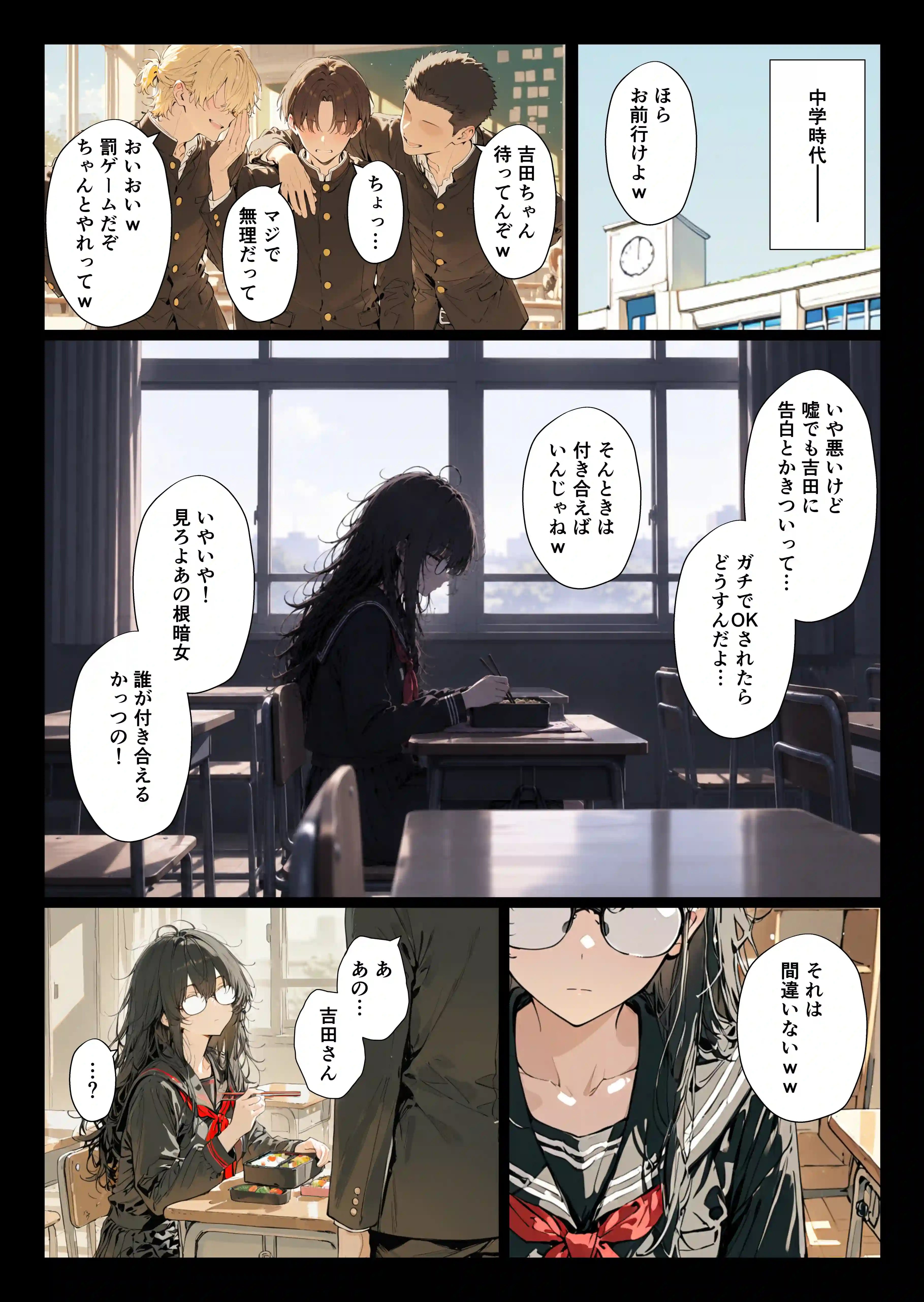 隣の席のギャルのことが好きなのに、巨乳の同級生が誘惑してくる[YH] - PAGE 015