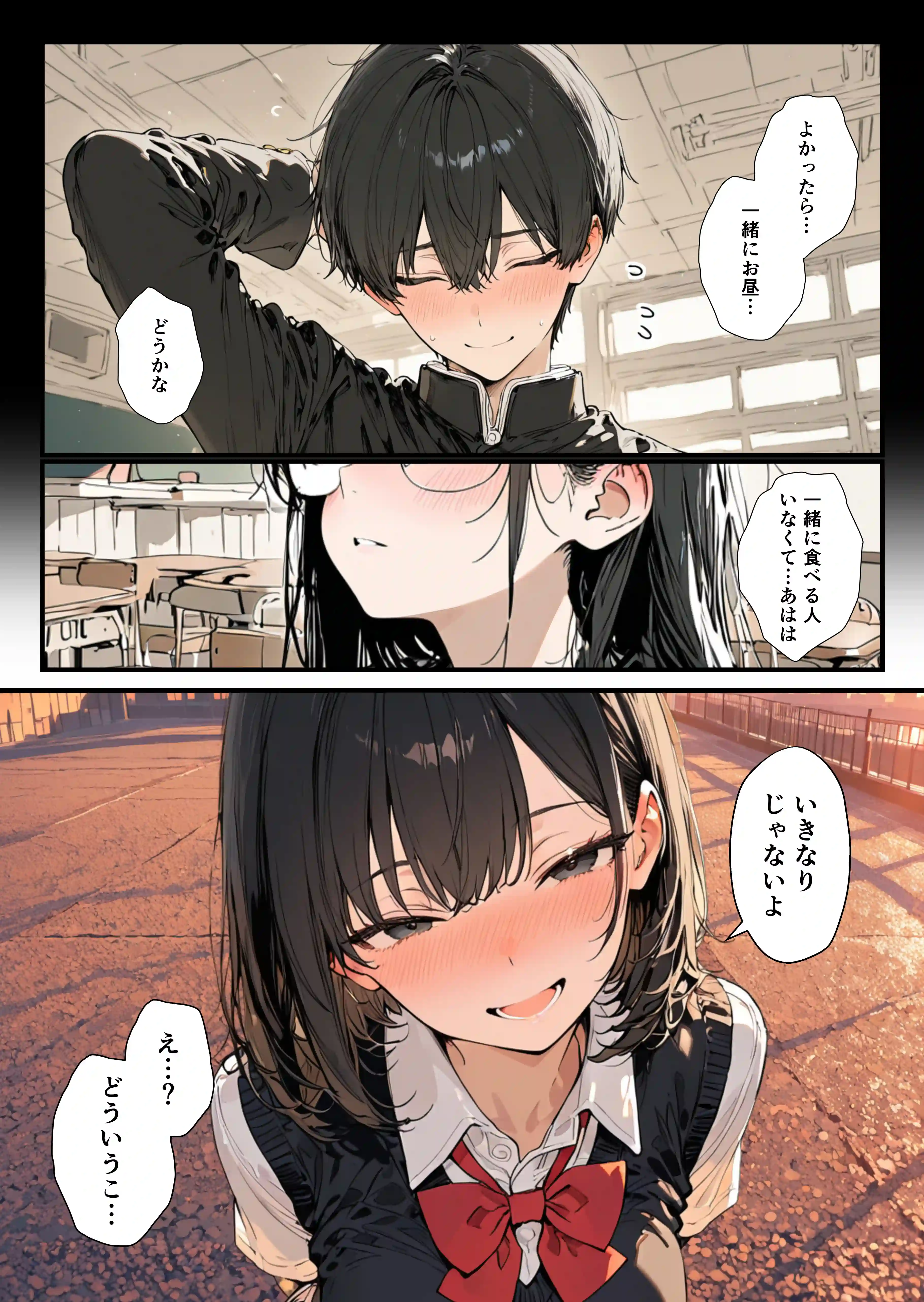 隣の席のギャルのことが好きなのに、巨乳の同級生が誘惑してくる[YH] - PAGE 016