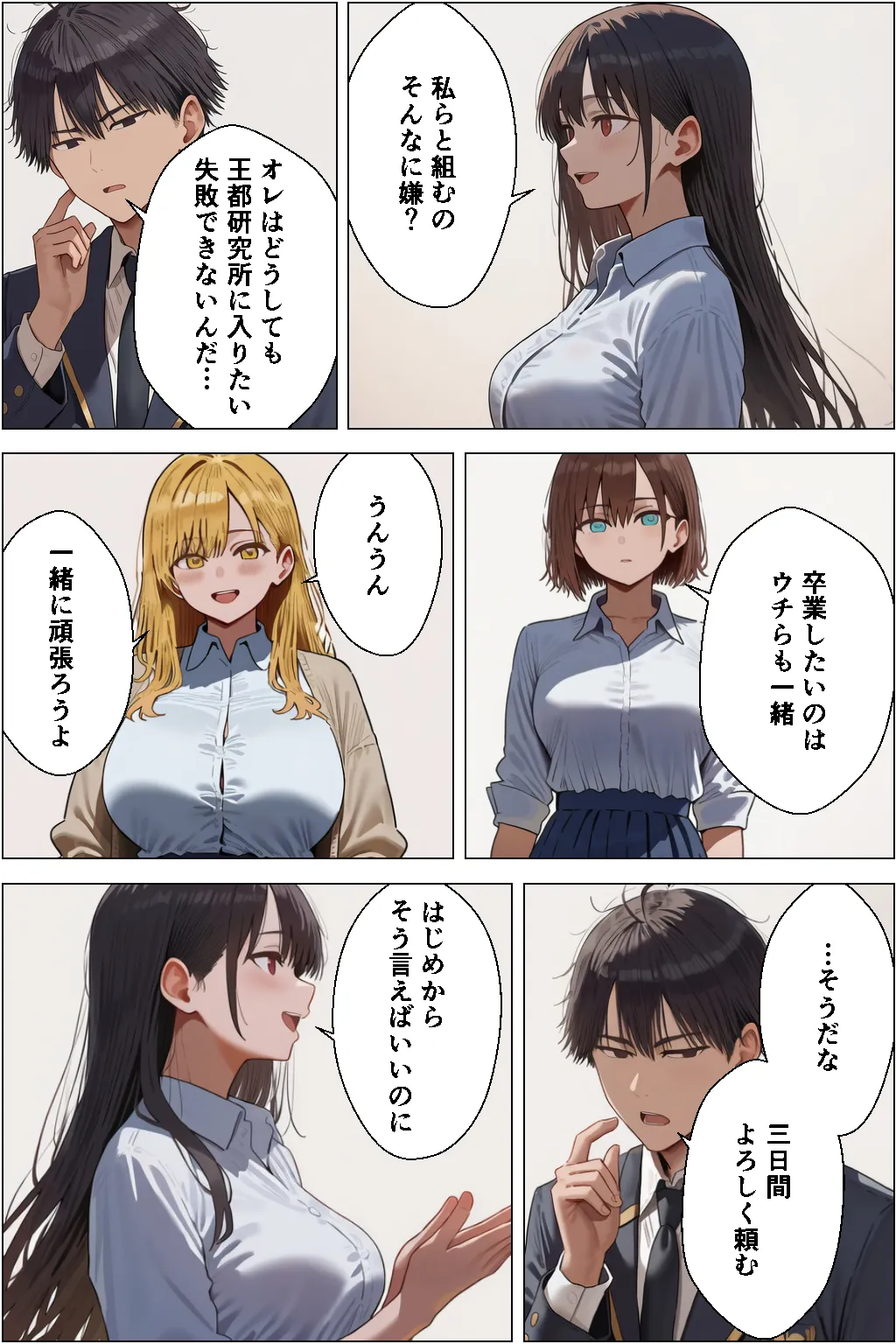 1軍ギャル三人組にデカチン見せたら生ハメセックスすることになっちゃった話[おなぷり] - PAGE 006