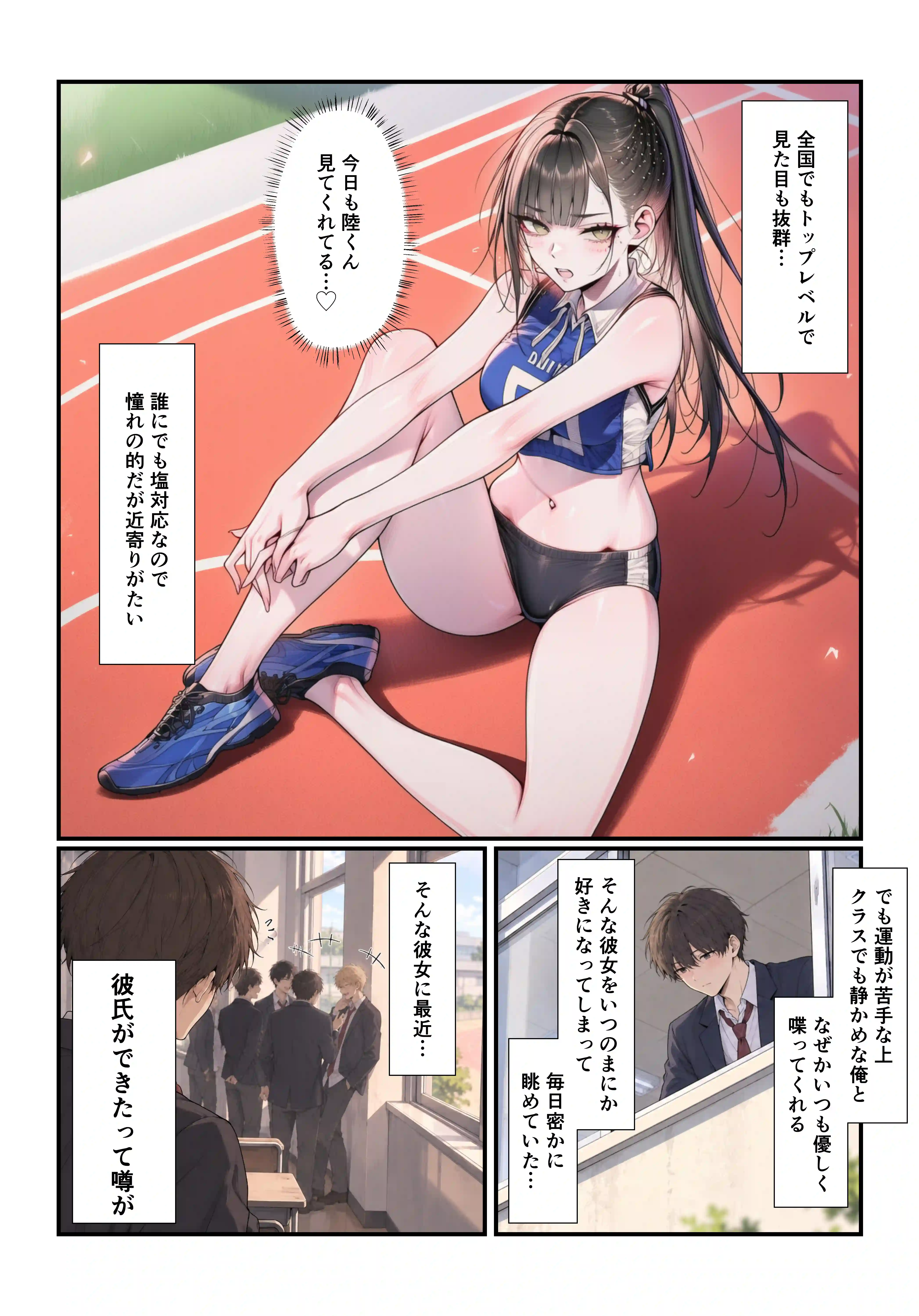 学園の一軍ギャルが実は俺で処女を捨てたがってた件[すぐするよ] - PAGE 003