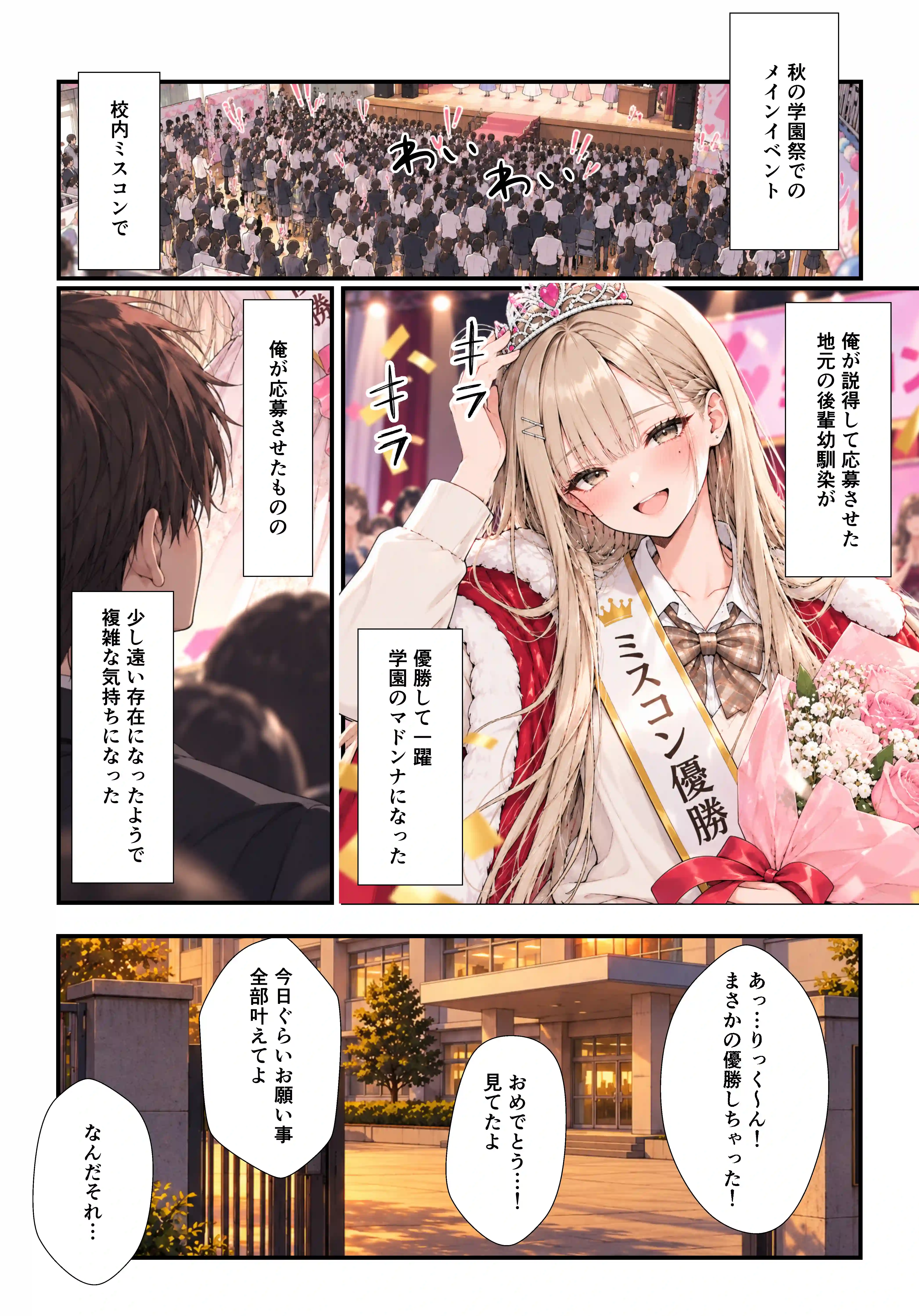 学園の一軍ギャルが実は俺で処女を捨てたがってた件[すぐするよ] - PAGE 013