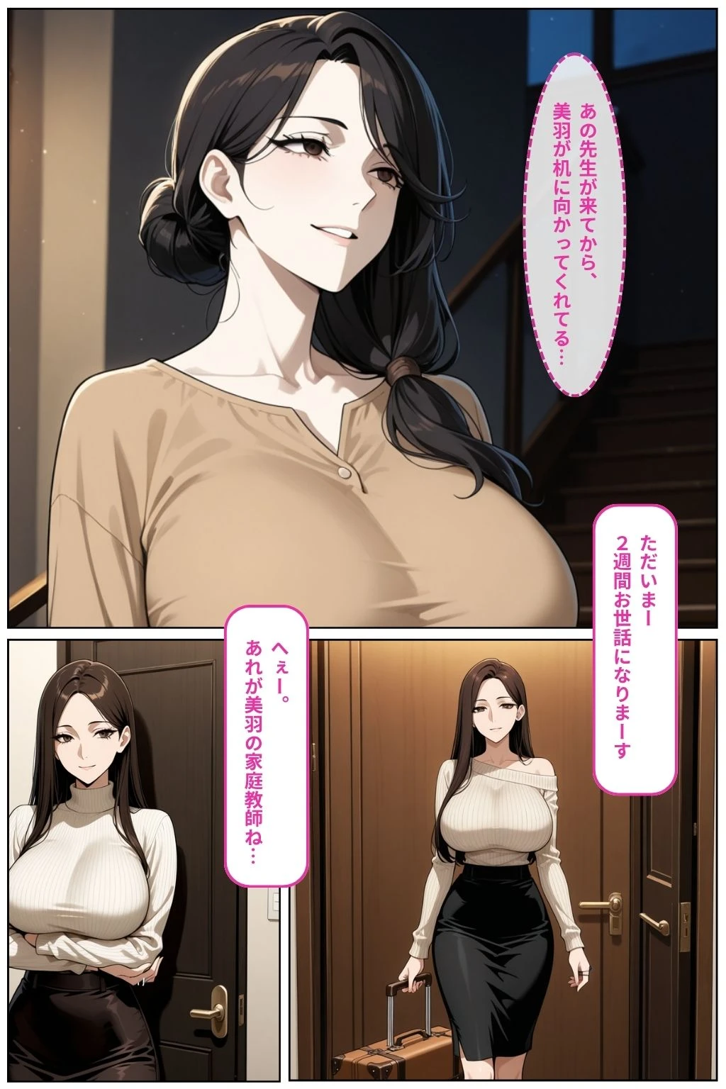 娘の家庭教師に種付けされまくった巨乳母娘の話[はらませ堂] - PAGE 005