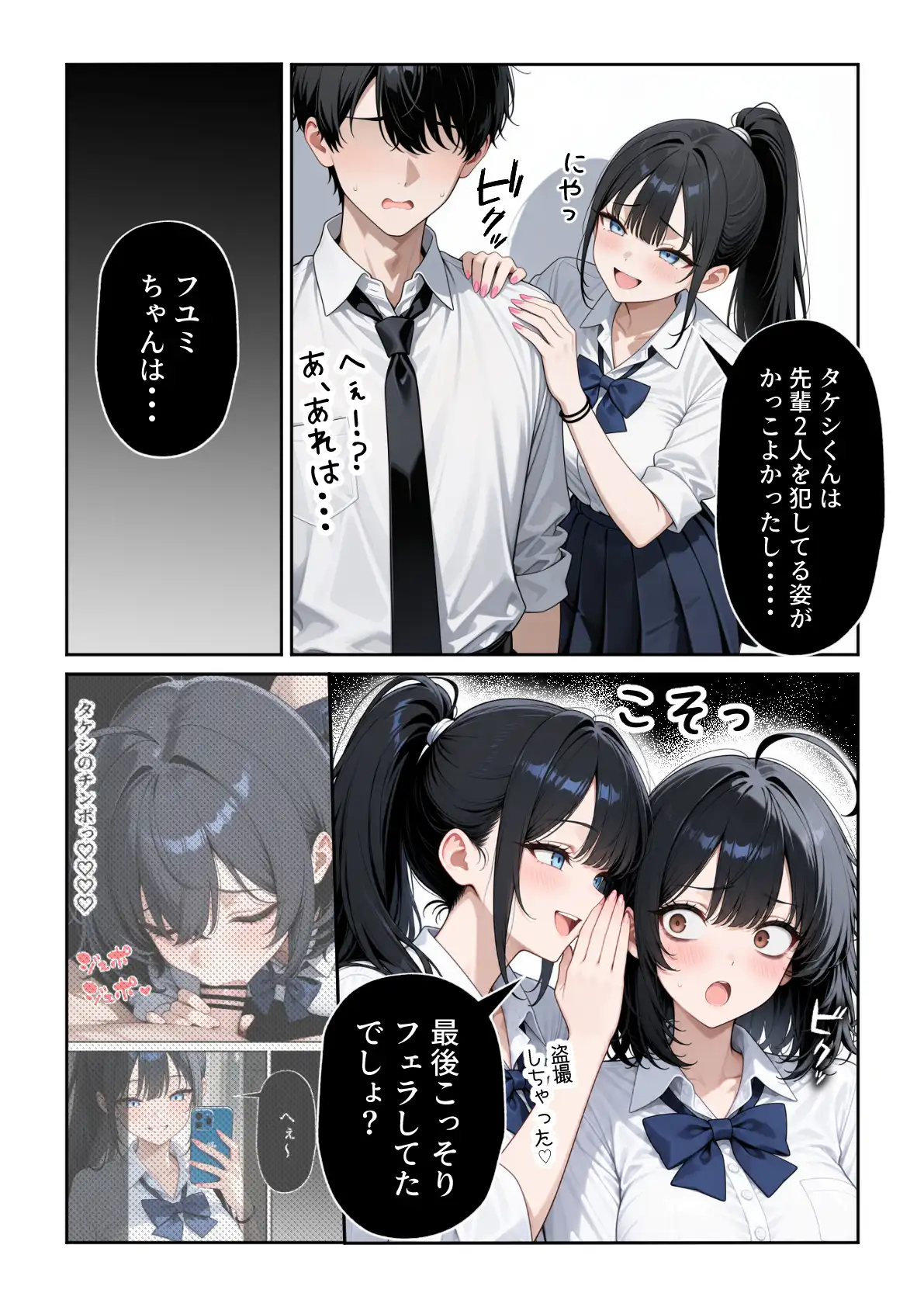 ハメ撮り好きなJ◯たちとハーレムSEXした話2[ぱにぱに] - PAGE 007