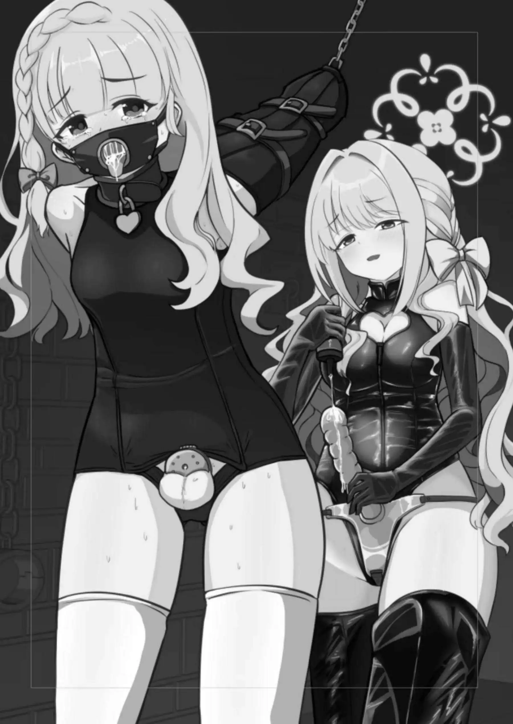 ミヨが先生を拘束して女の子に調教する！ 前立腺をペニバンで責め立てる！ - PAGE 030