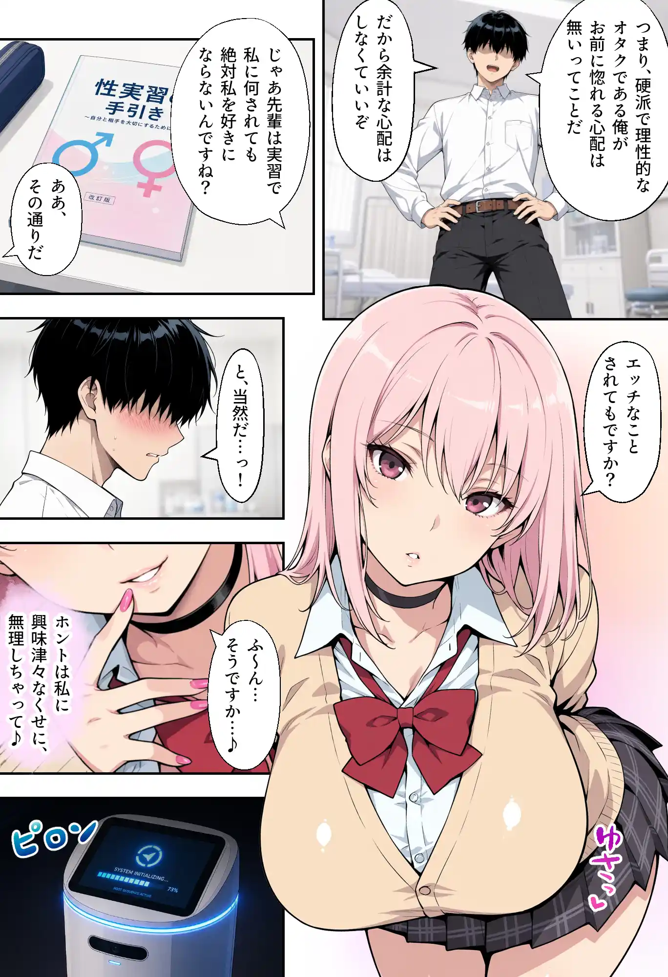 童貞の俺が性実習の授業であざとい系後輩ギャルと遺伝子相性SSSだった件[ベビーリーフ工房] - PAGE 012