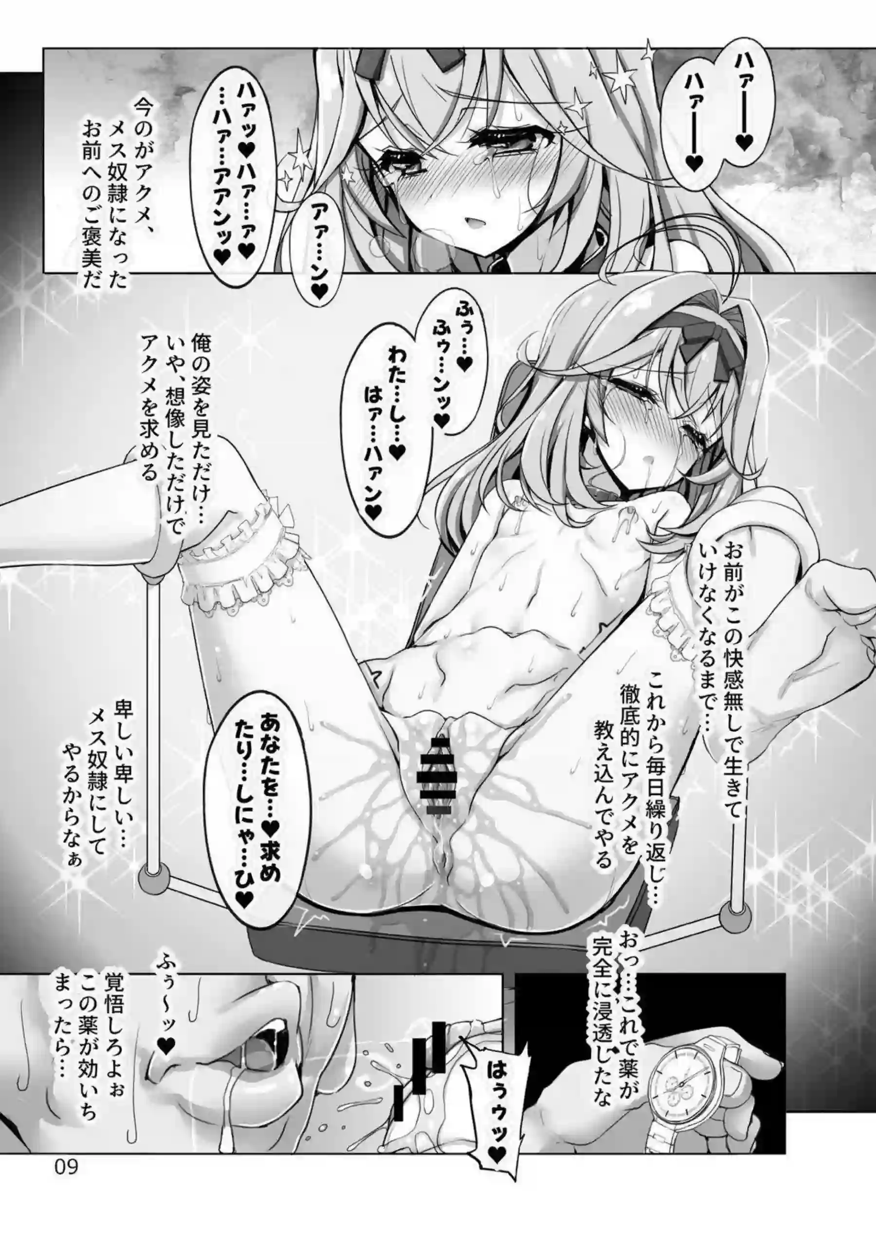 るるかが嘘の命令で逆らえず調教される！ 地下室で好き放題に堕とされていく！ - PAGE 008