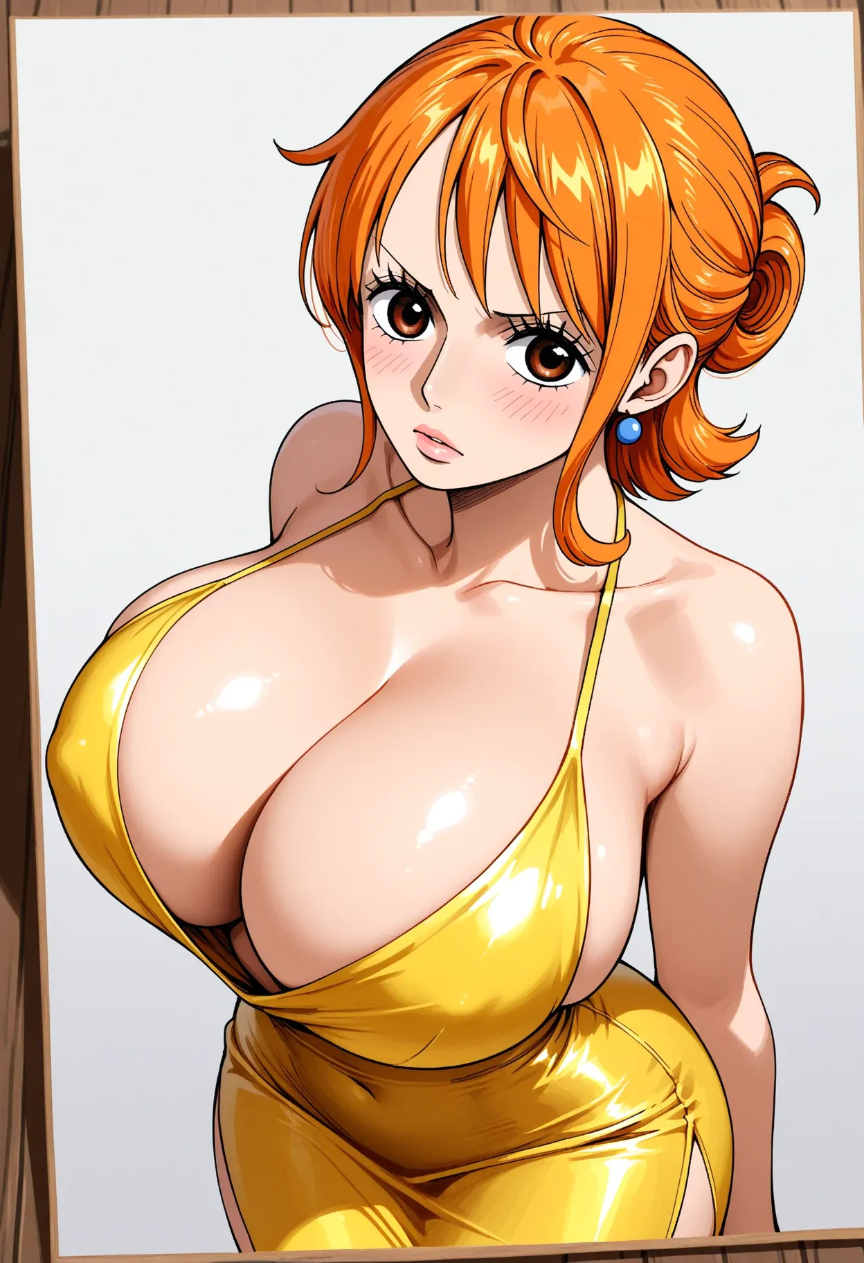 【オリジナル】ナミがベッドの上で快楽セックスヤリまくり！満足そうな顔でフィニッシュをむかえる（笑） - PAGE 005